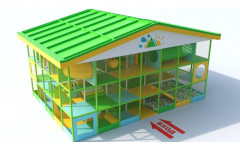 Игровой лабиринт "Домик-Лазалка"