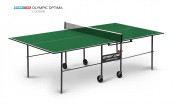 Теннисный стол Start Line Olympic Optima green с сеткой