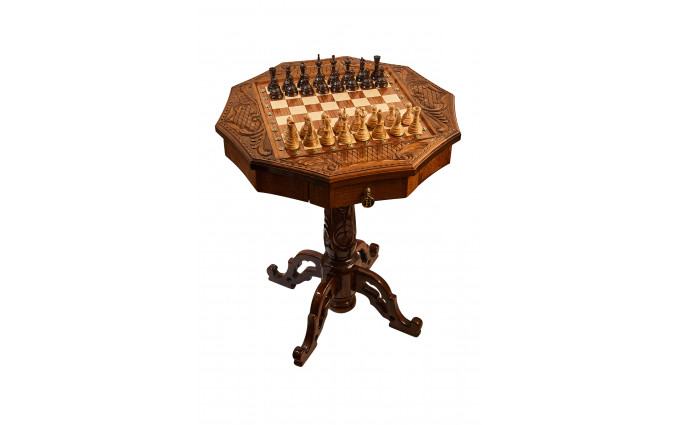 Стол ломберный шахматный "Севанское сражение", Haleyan