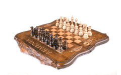 Шахматы + Нарды резные 