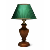 Лампа настольная (№11,плафоны зеленые,фурнитура золото)