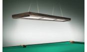 Лампа Evolution 3 секции ПВХ (ширина 600) (Пленка ПВХ Шелк Сталь,фурнитура бриллиант)