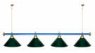 Лампа "STARTBILLIARDS" 4 пл. RAL (плафоны синие, штанга синяя)