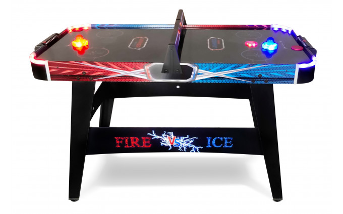 Игровой стол - аэрохоккей "Fire & Ice" 4ф