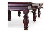Бильярдный стол для русского бильярда "Дебют" 10 ф (махагон, плита 25 мм, 6 ног)