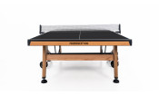 Теннисный стол складной для помещений "RASSON PREMIUM T03 Indoor" (274 х 152,5 х 76 см, натуральный дуб) с сеткой